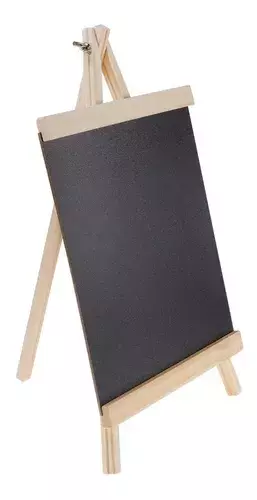 Pizarra Atril Madera Caballete Pizarras Para Niños Tiza 8985-0