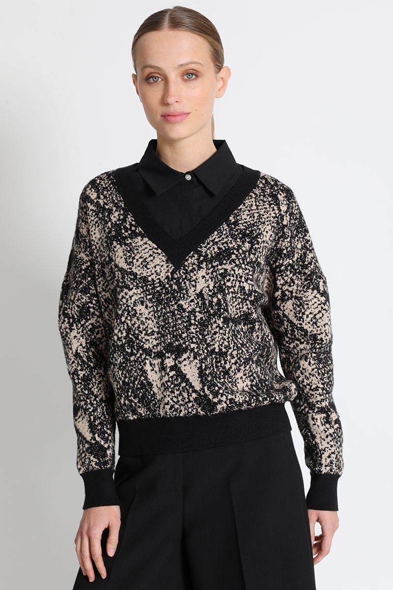 Jersey Tejido Negro Liola-5