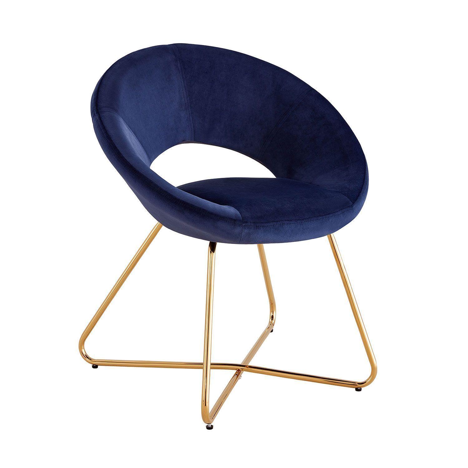 Sitial Poltrona Terciopelo Filippo Azul-0