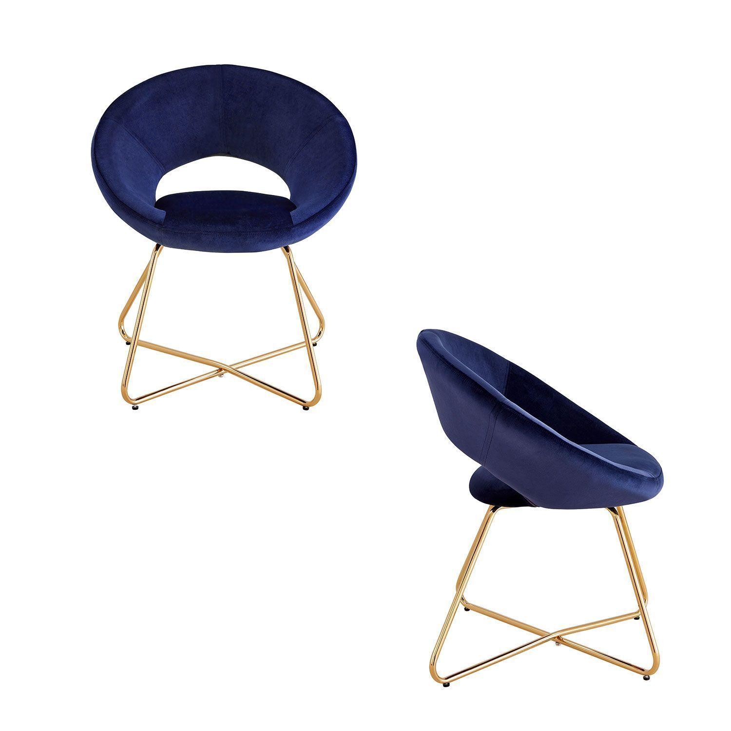 Sitial Poltrona Terciopelo Filippo Azul-3