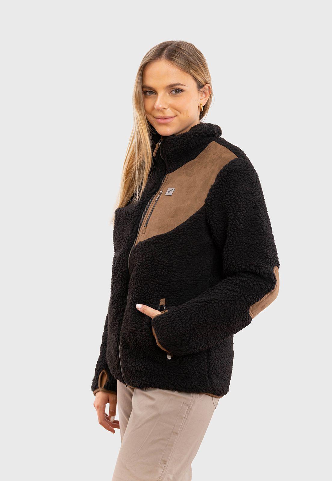 Chaqueta Chiporro Lumber Negro Mujer Falcone-2