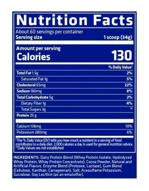 BLUELAB 100% WHEY 4.5 LB USN CHOCOLATE -1