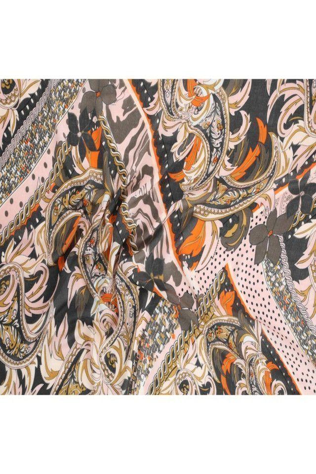 Pañuelo Floral Azul Multicolor i-D-2