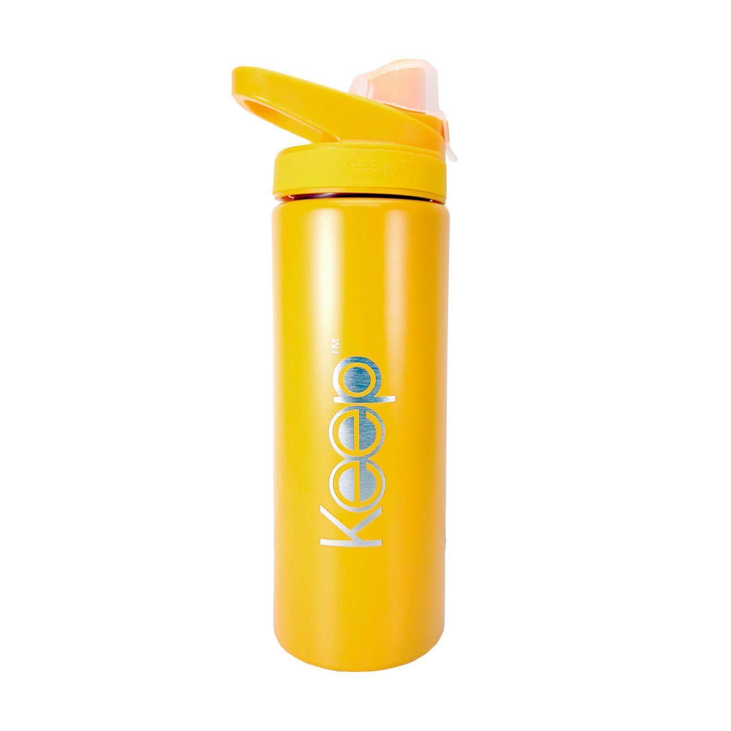 Botella Térmica Con Mango 600ml Amarillo - Keep-0