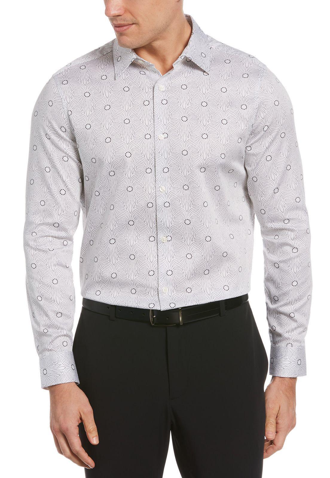 Camisa estampada blanca algodón-0
