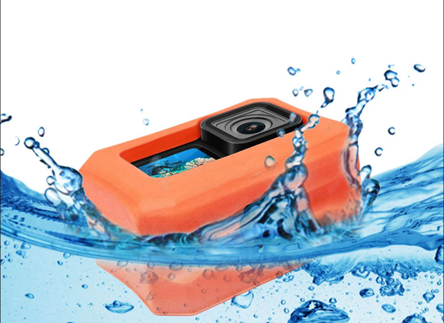 Funda Flotante Protectora Naranja para Gopro 9/10/11/12/13-3
