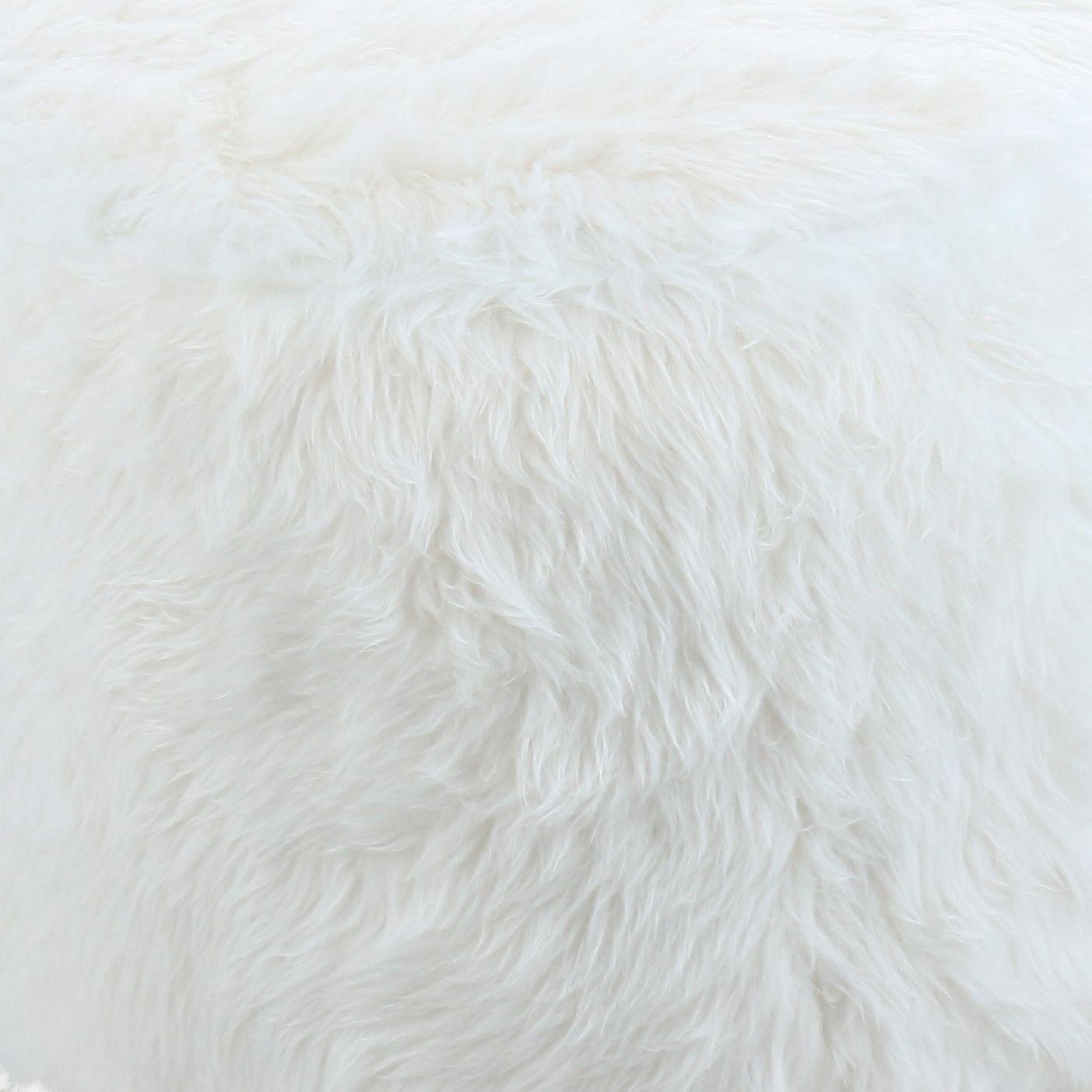 Pouf Bird Blanco Piel Sintética 35x35x45 cm Máxima Design-3