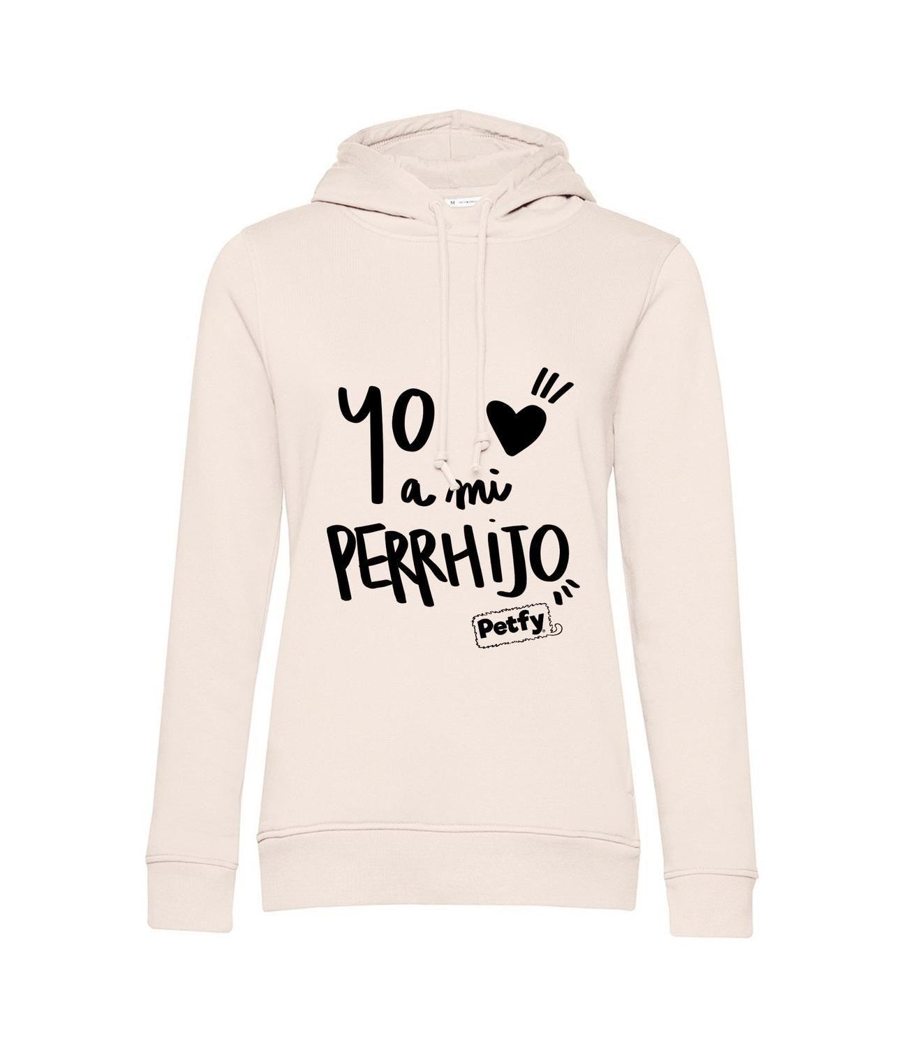 Polerón Mujer - Yo amo a mi Perrhijo s Crema-2