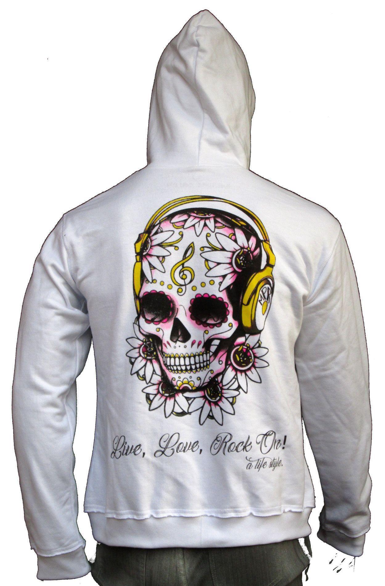 Poleron Juvenil Niña Calavera Audif -0