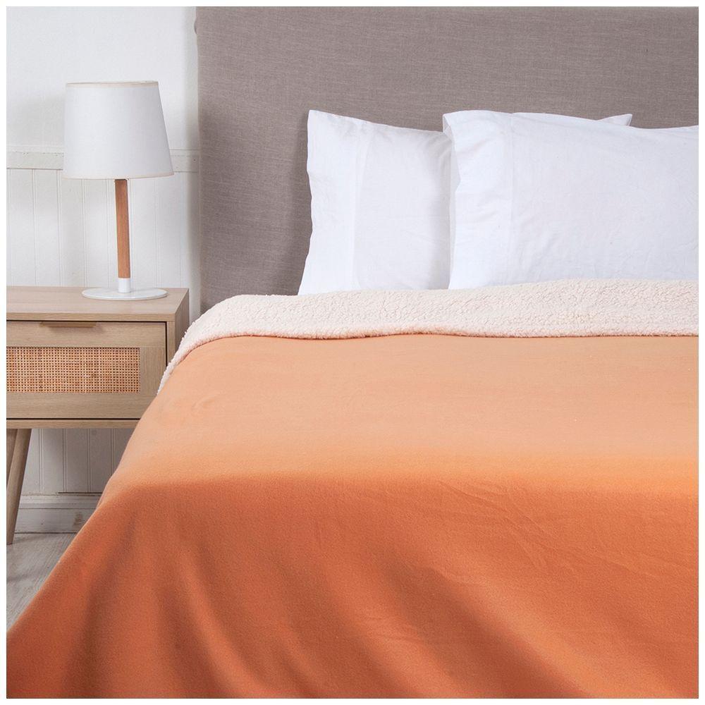 Frazada Polar-Sherpa Lisa King camel-0