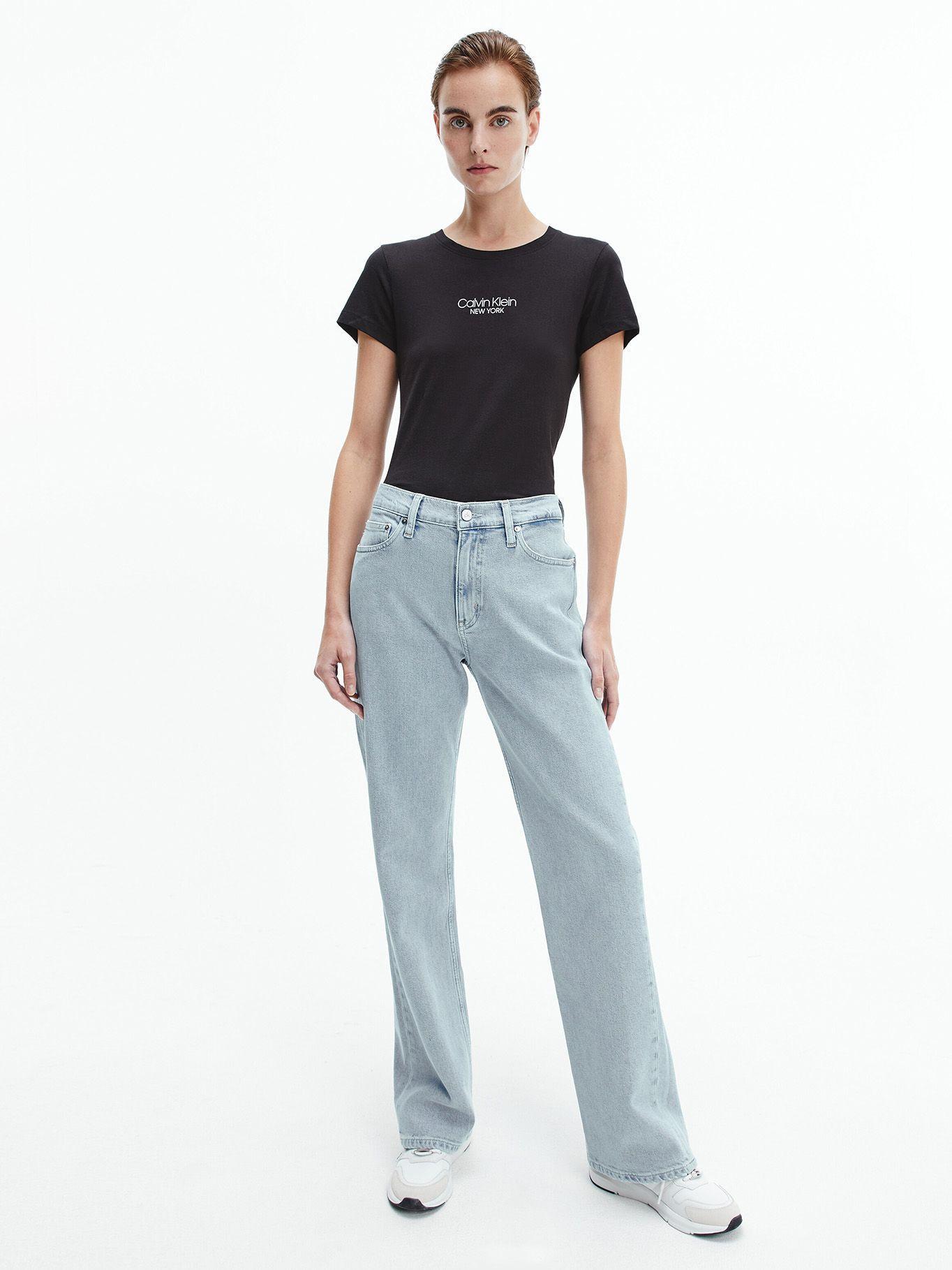 Pack 2 Poleras Slim Fit Negro Calvin Klein-2