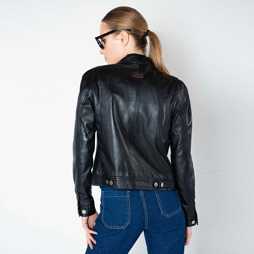 Chaqueta De Cuero Vaquera Naomi Amen -2