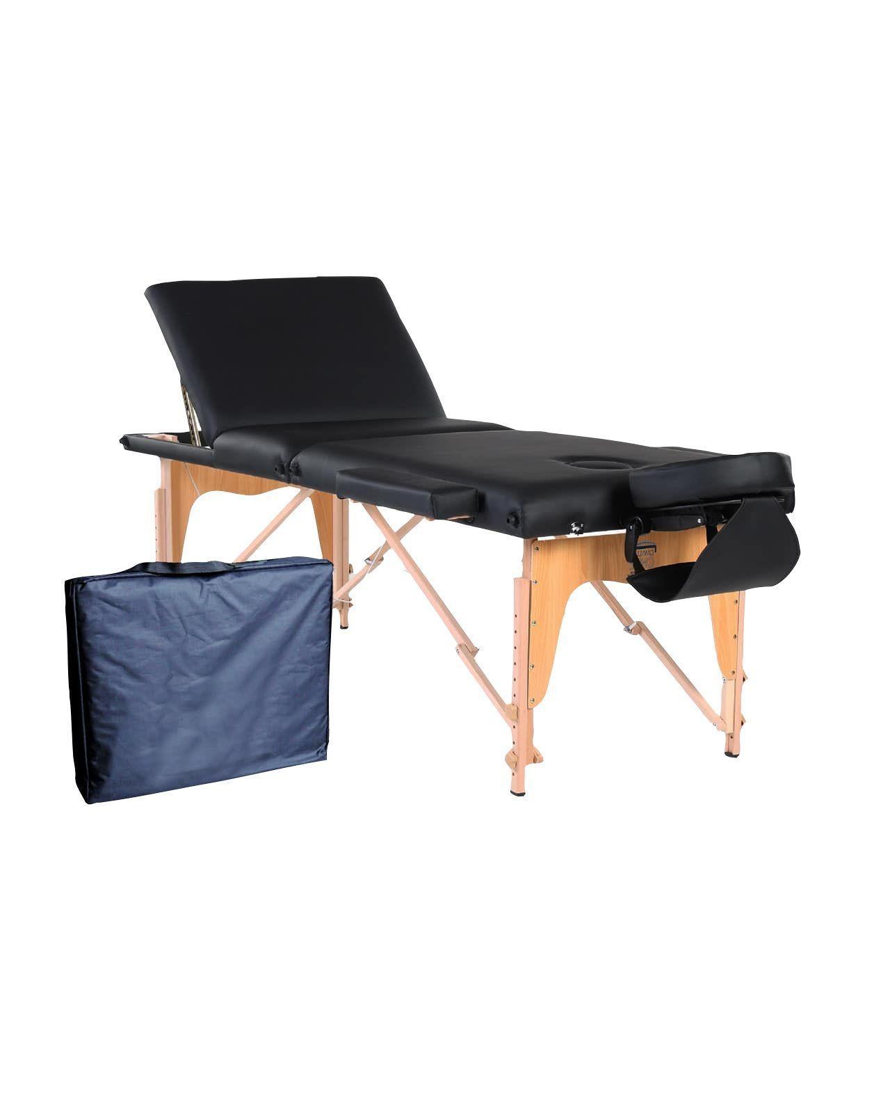 camilla Plegable M1 Premium Reiki Negro-0