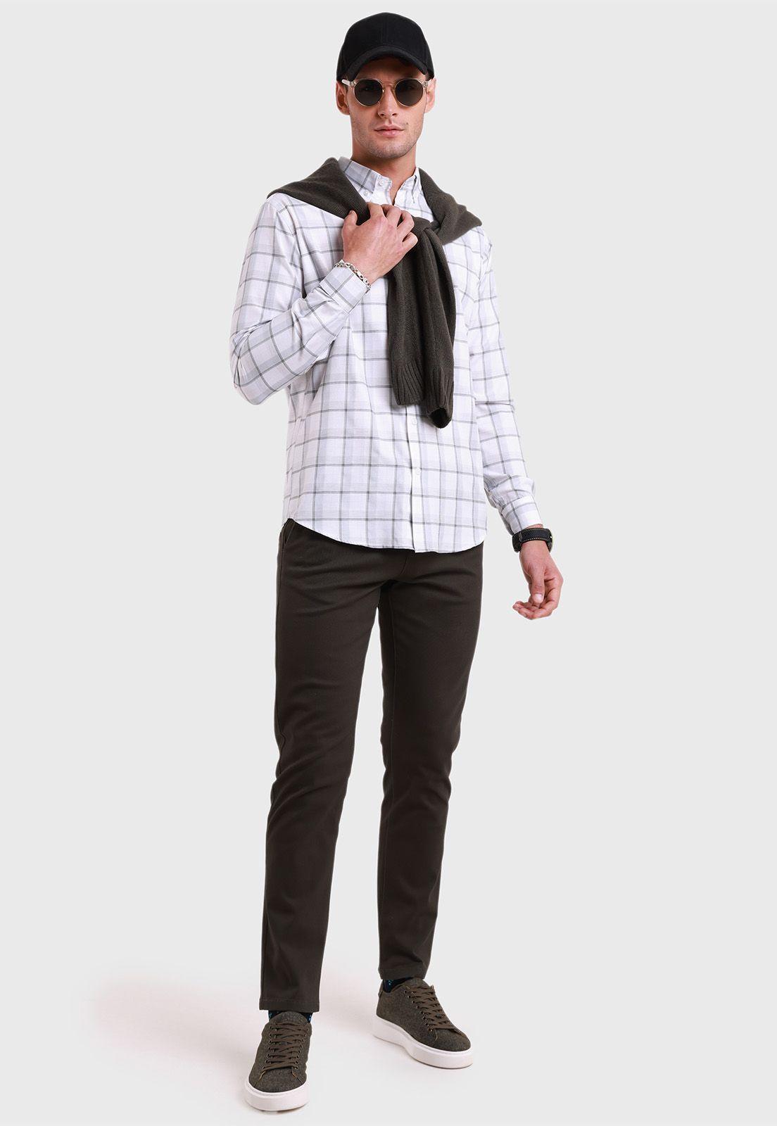 Camisa Escocesa Hombre Guy Laroche-3