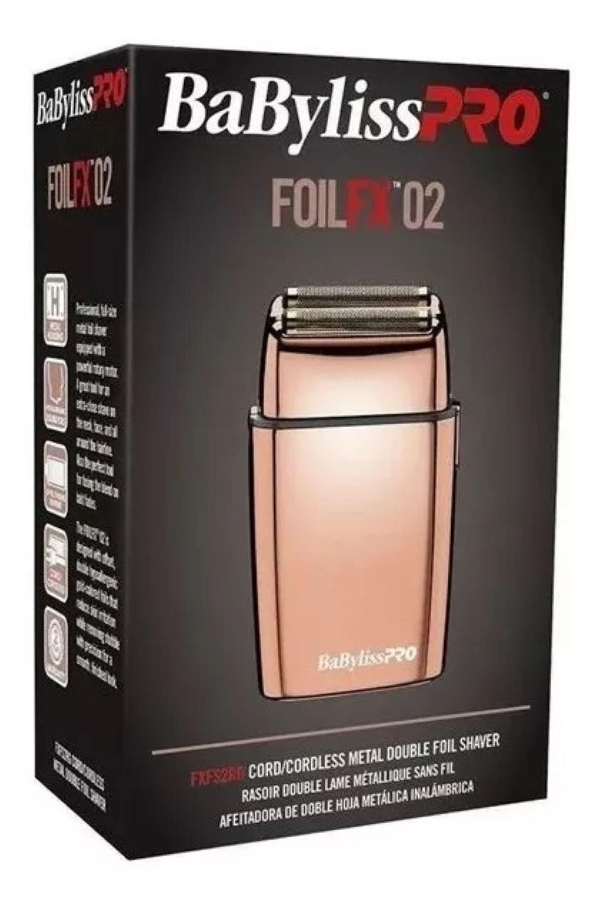 Máquina Afeitadora Babyliss Pro Foil Fx02 RoseGold-3