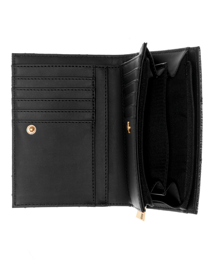 Billetera Guess Briana  Fold Organizer Clo Carbón-2