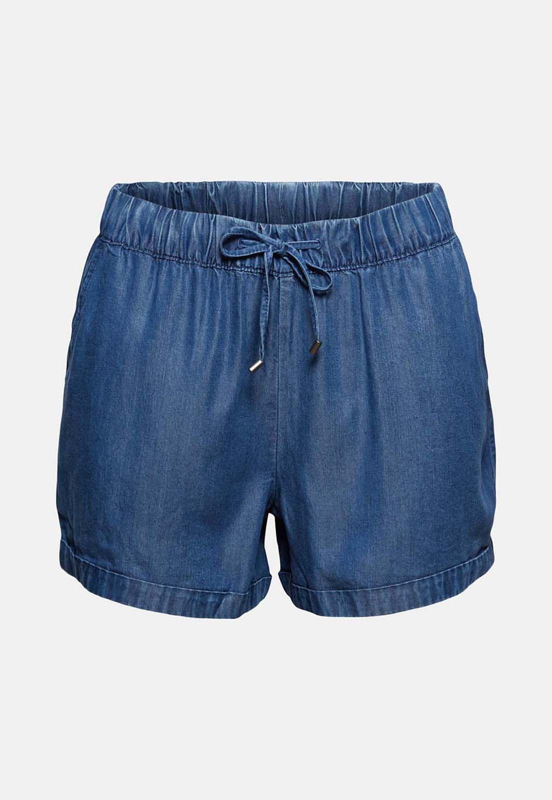 Short Mujer De Tencel Esprit-3