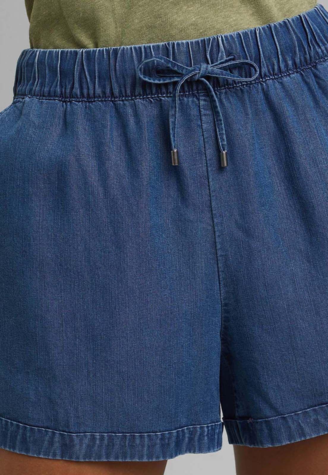 Short Mujer De Tencel Esprit-2