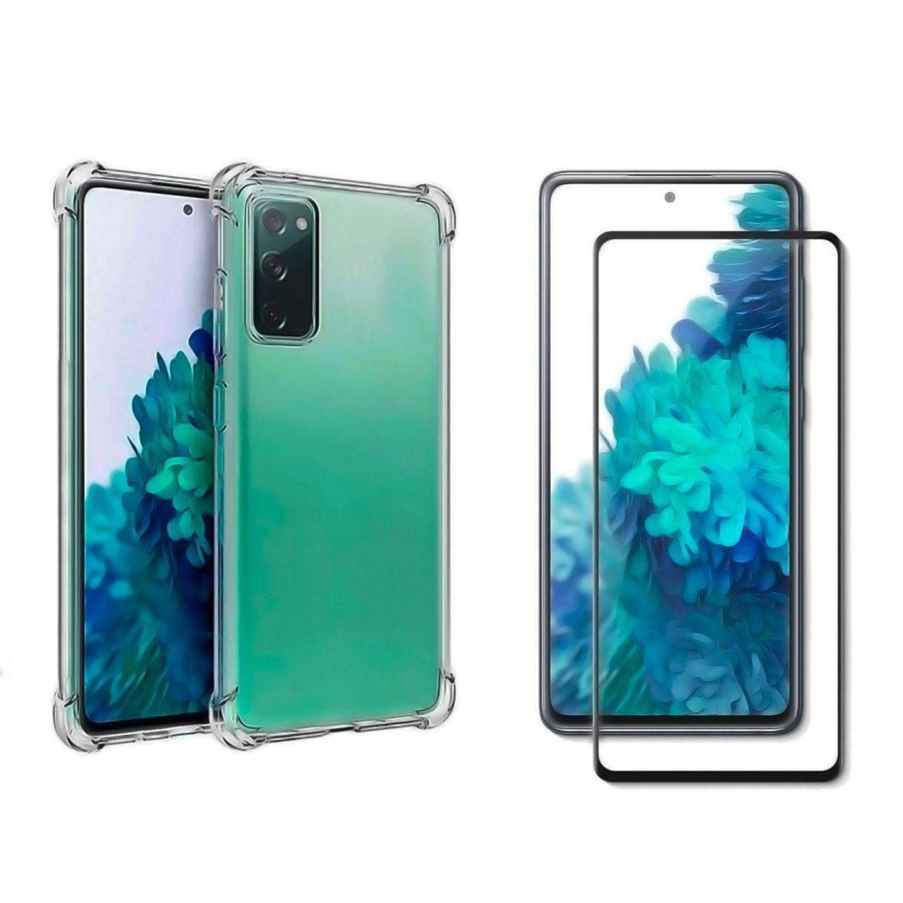Carcasa Para Samsung S20 FE Y Mica Vidrio Completa-0