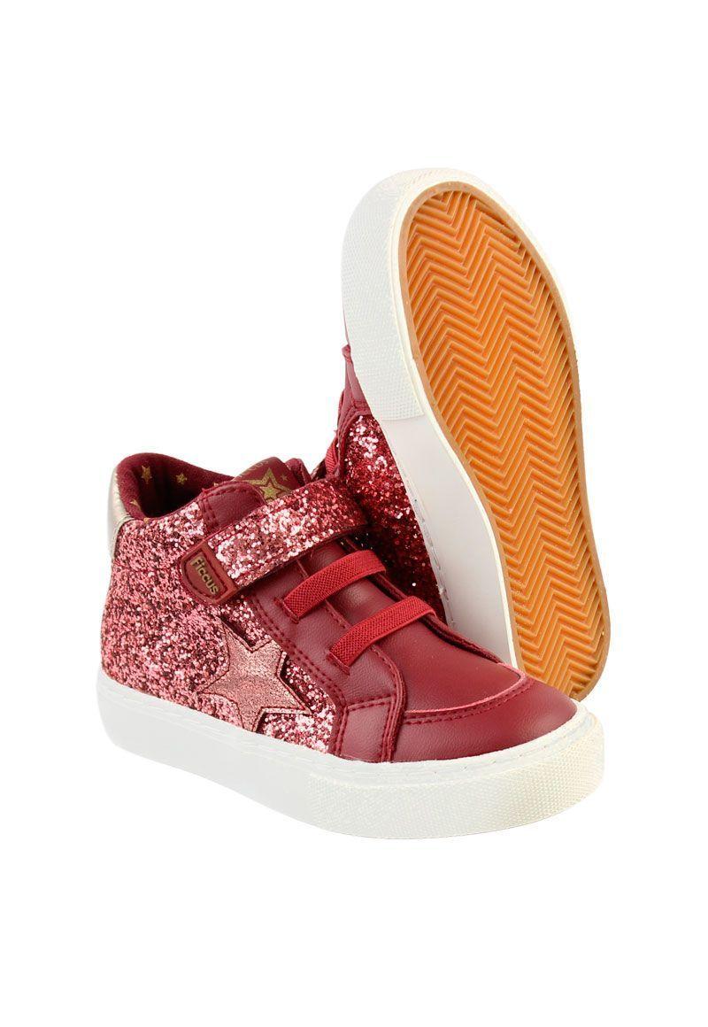 Zapatilla urbana media caña velcro elastico a caminar niña 847-3