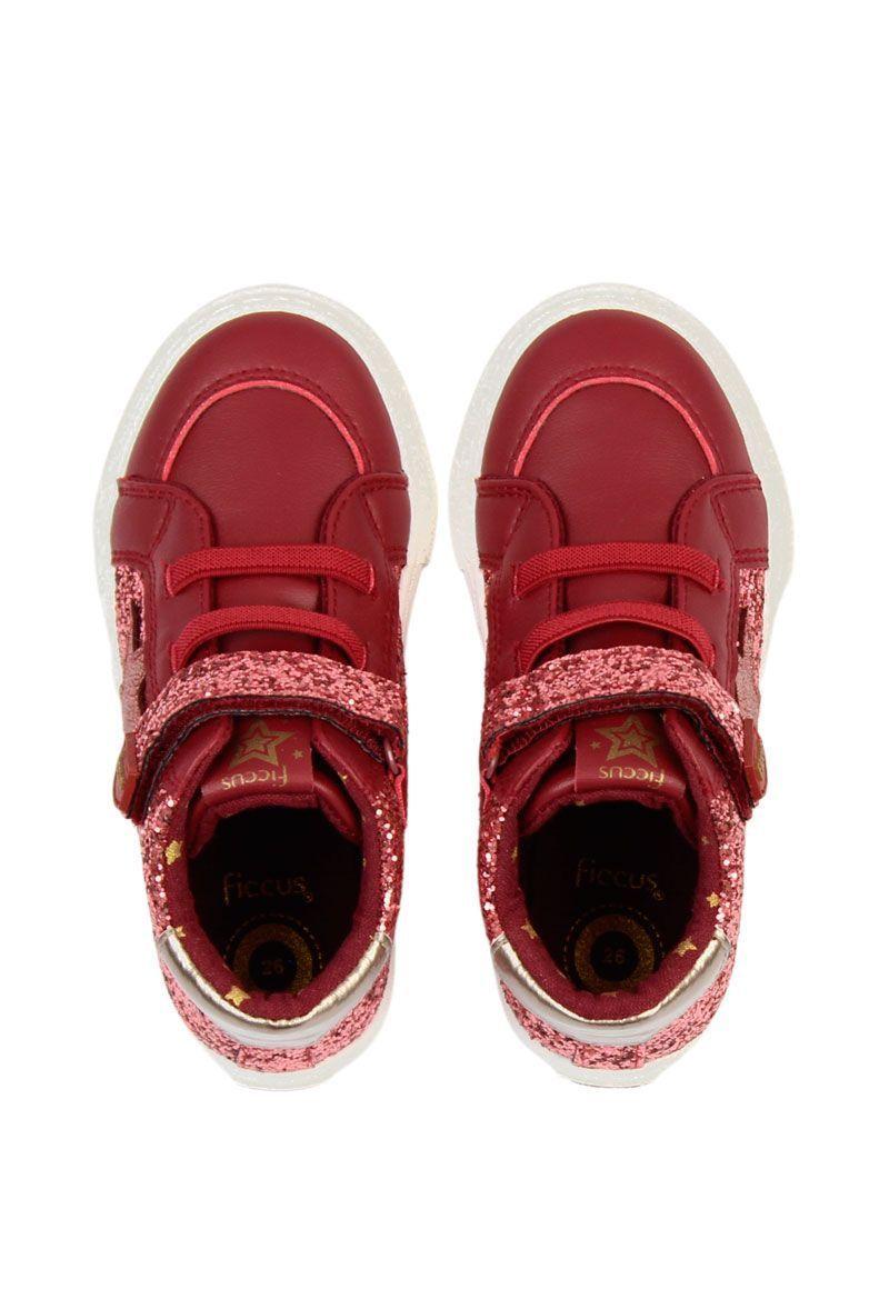 Zapatilla urbana media caña velcro elastico a caminar niña 847-2