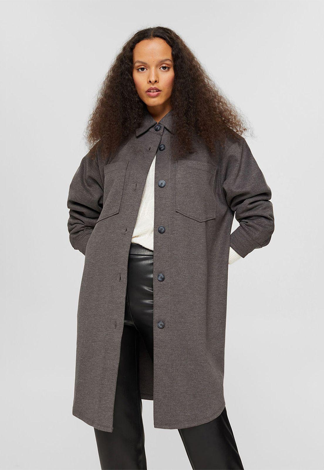 Sobrecamisa mujer larga Esprit-0