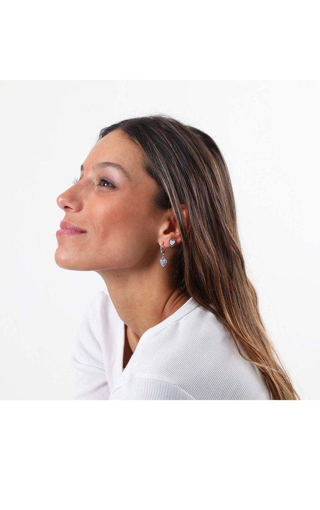 Aros Set Plateados Kelly Humana-1