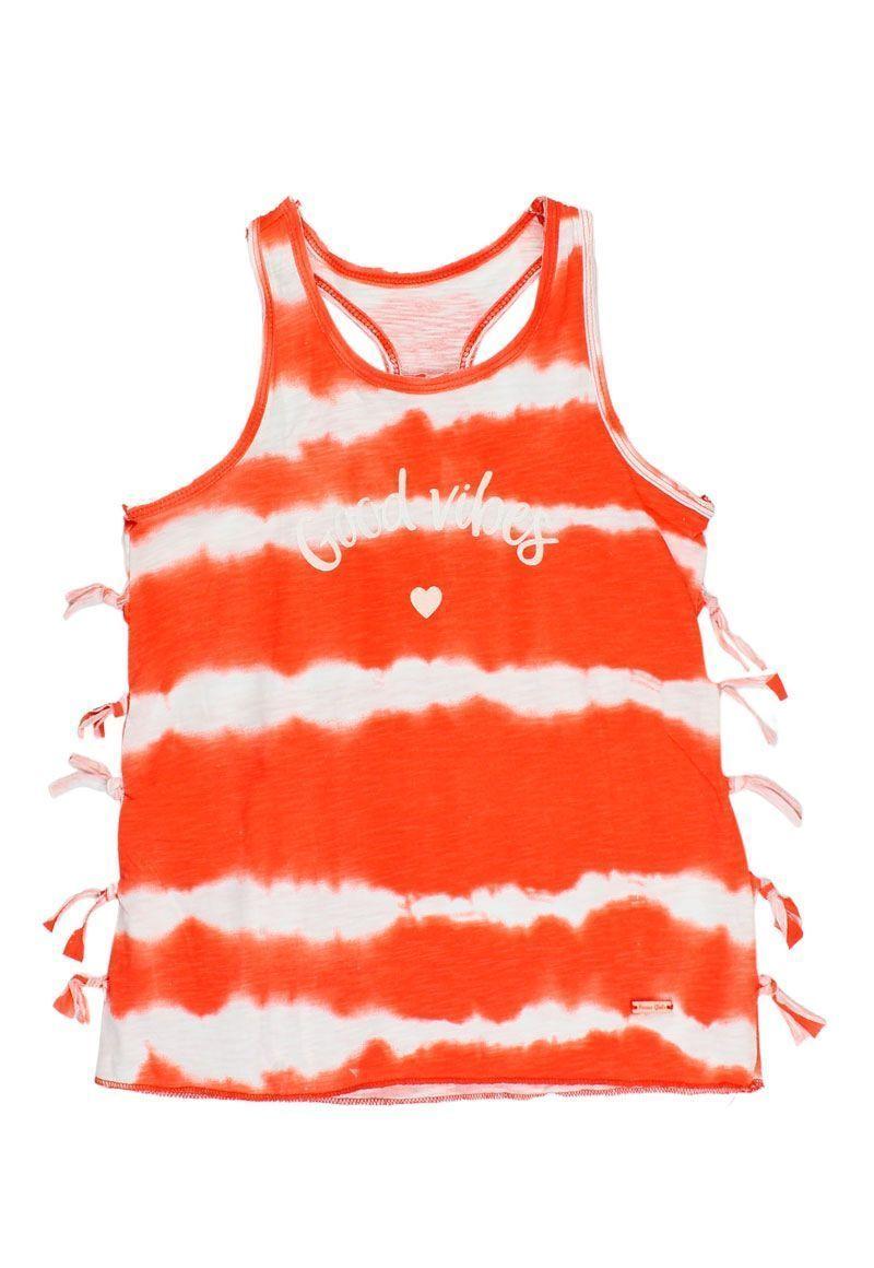 Polera Junior Niña Tie Dye Sunset Ficcus-0