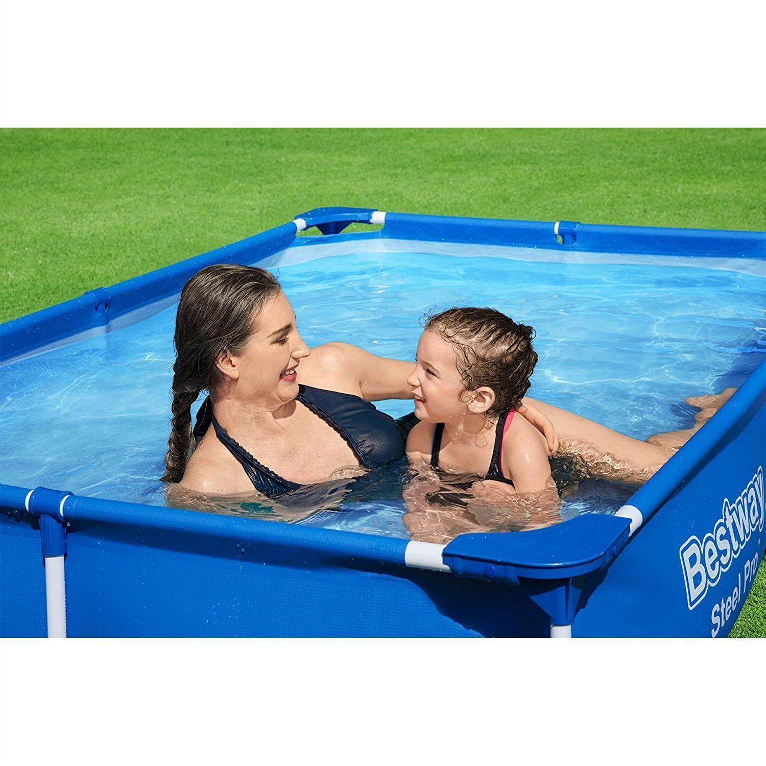 Piscina Rectangular Estructural 221x150x43 cm 1.200 Litros-3