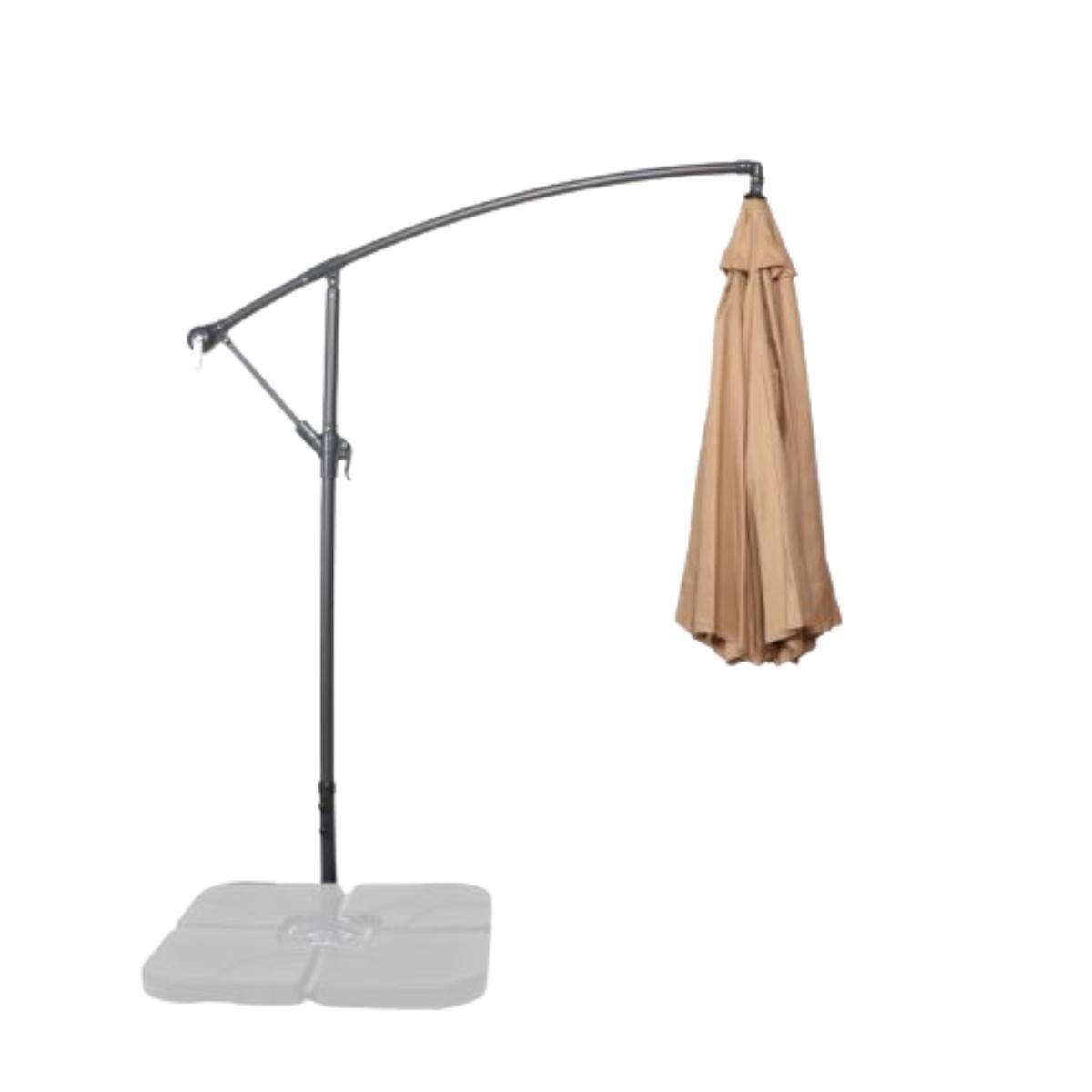Quitasol Lateral Beige 3m-Base No Incluida-2