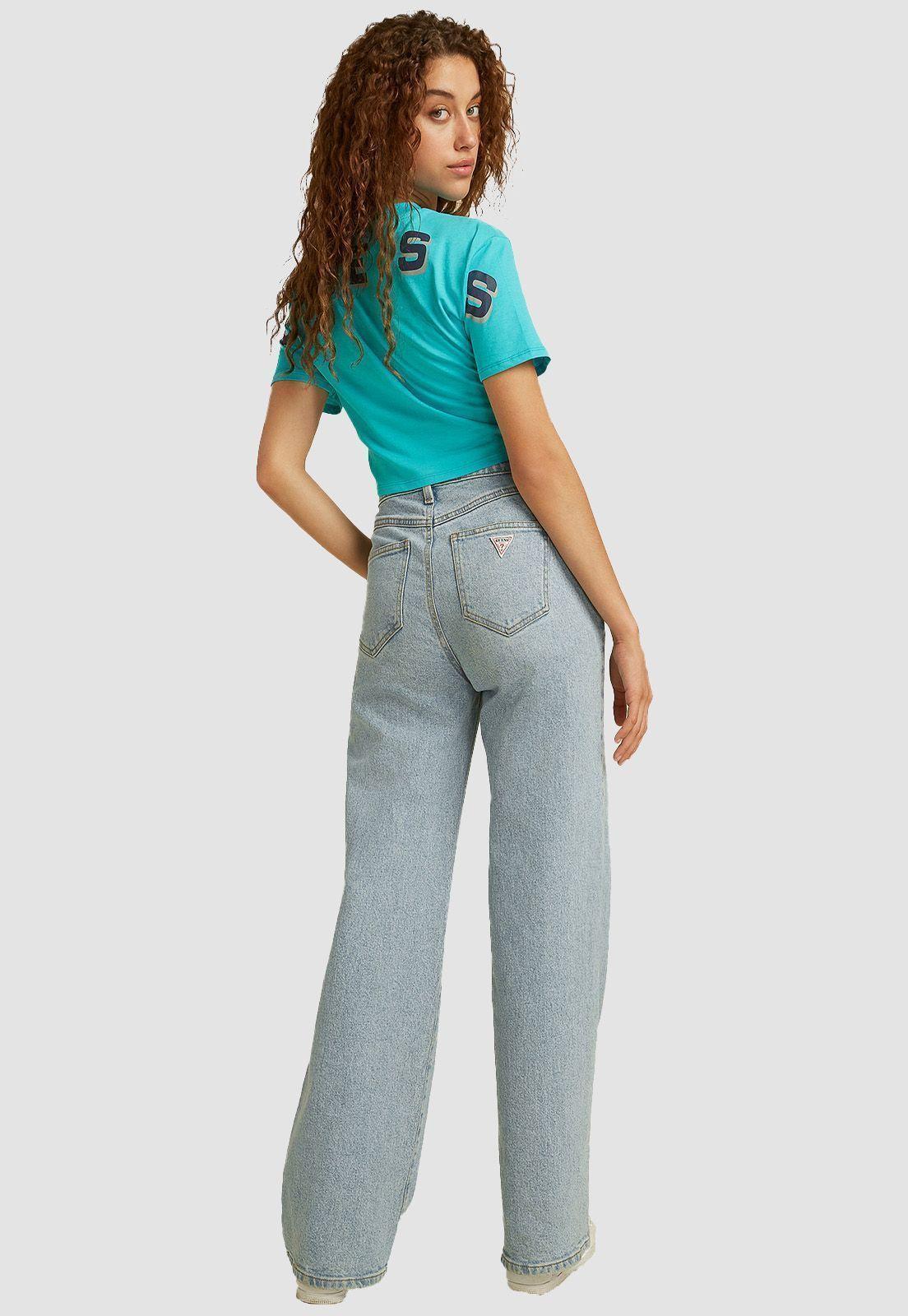 Jeans Guess Go Yc Wide Leg Lt Pant-5