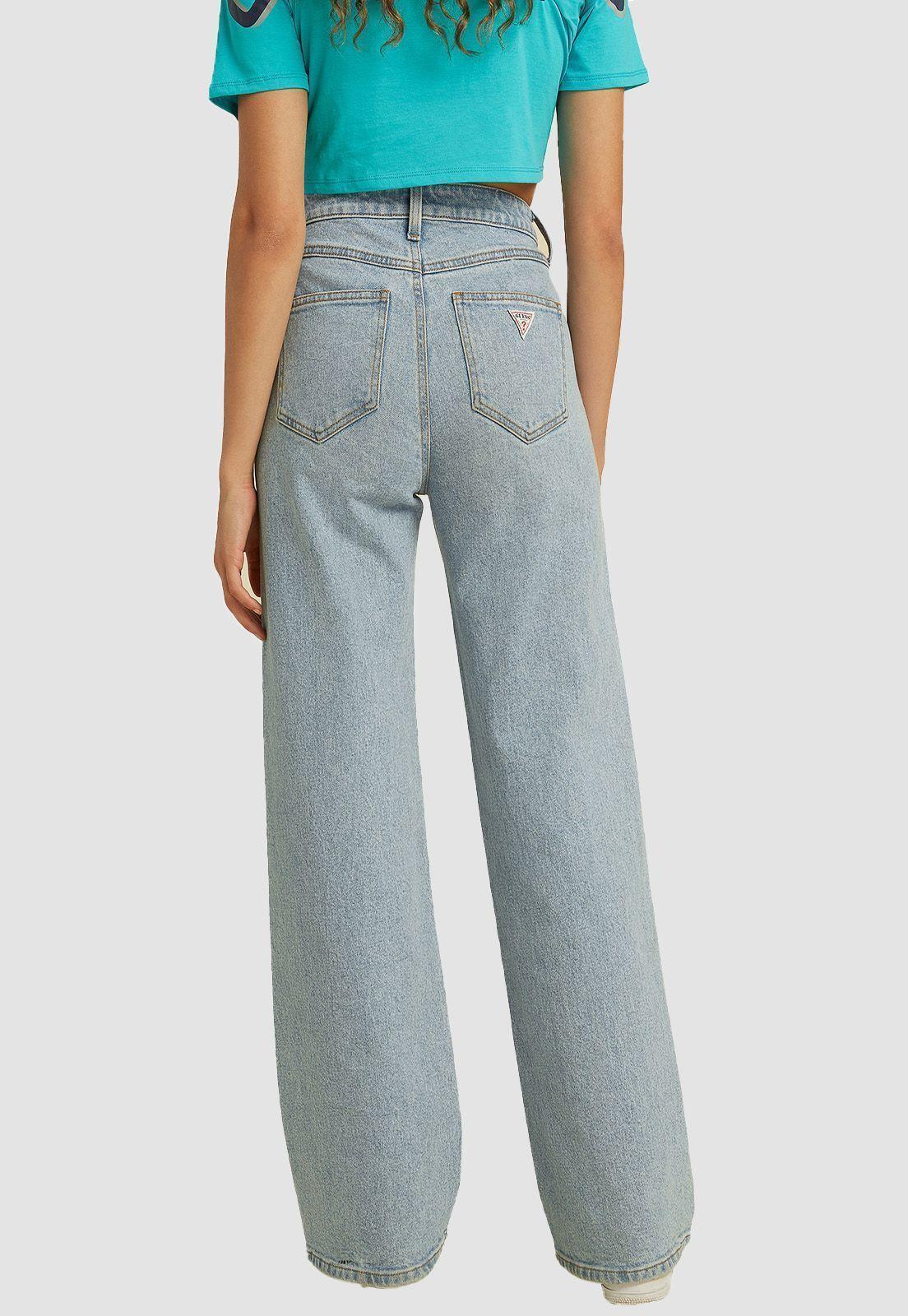 Jeans Guess Go Yc Wide Leg Lt Pant-3