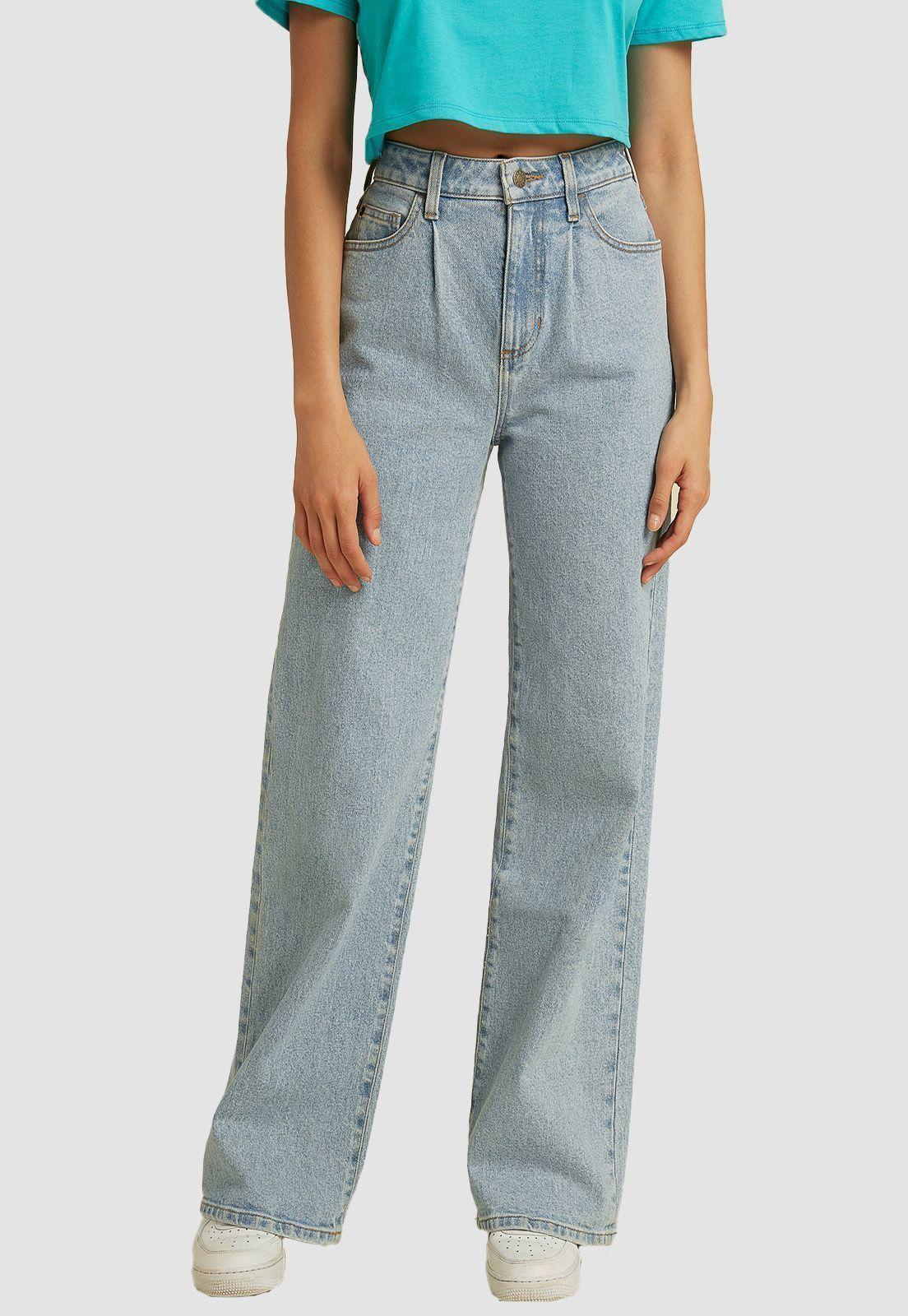 Jeans Guess Go Yc Wide Leg Lt Pant-1