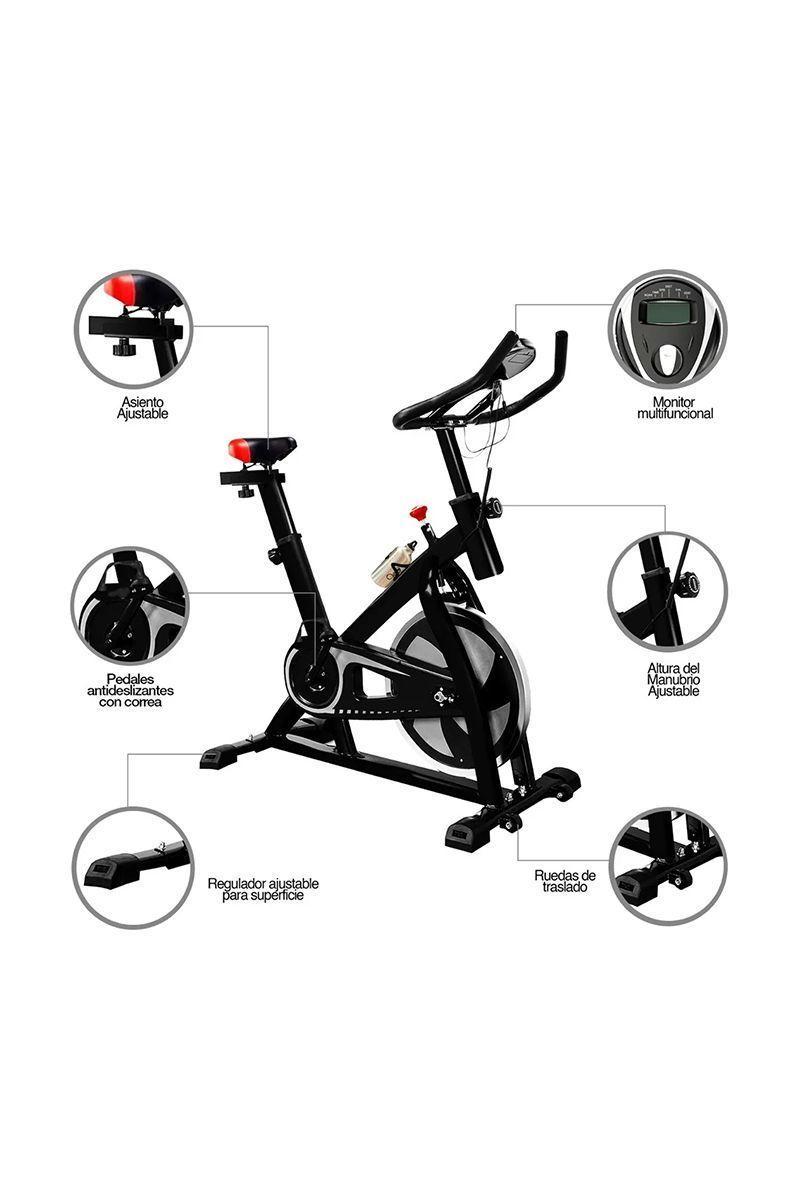 Pack Trotadora ProCS6069 + Spinning Fitness Sport Negro-4