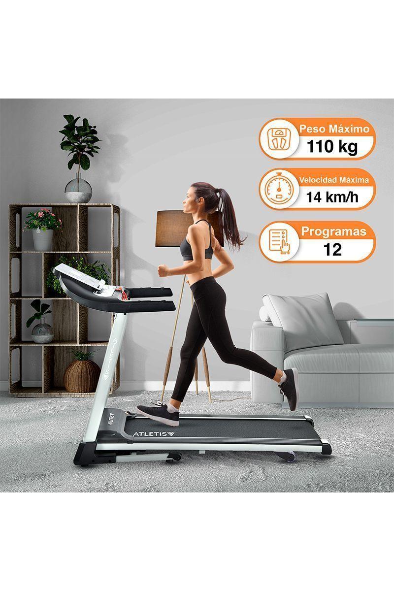 Trotadora Atletis Fit BD8250 con Inclinación Negro-1