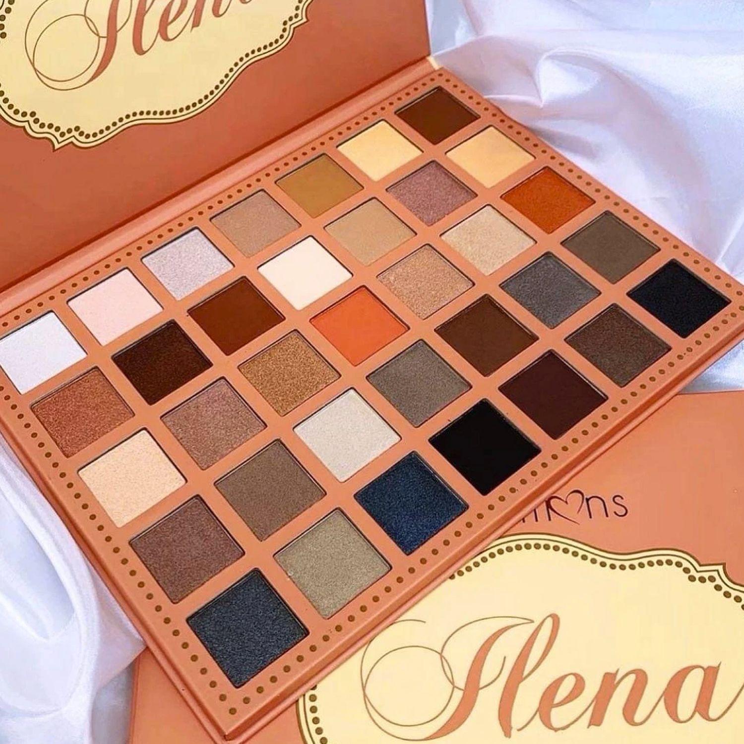 Pack Paleta De Sombra "Ilena" + Set 24 Brochas Pastel Cotton Candy de Beauty Creations-3