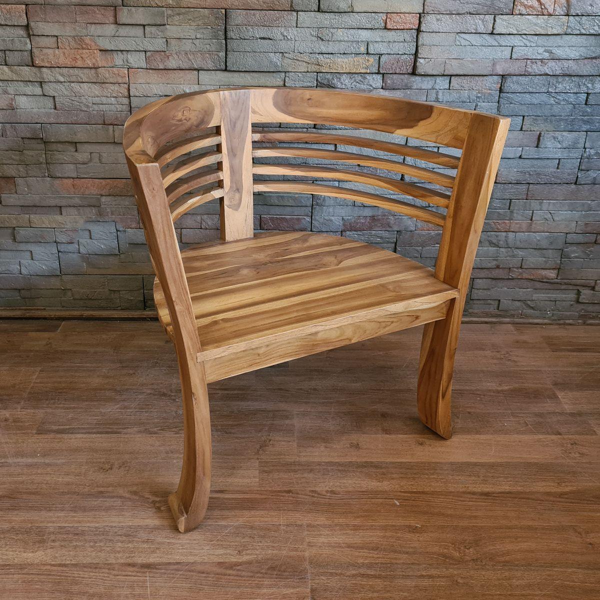 Sitial Cairo teca natural 77x51x76 altura-3
