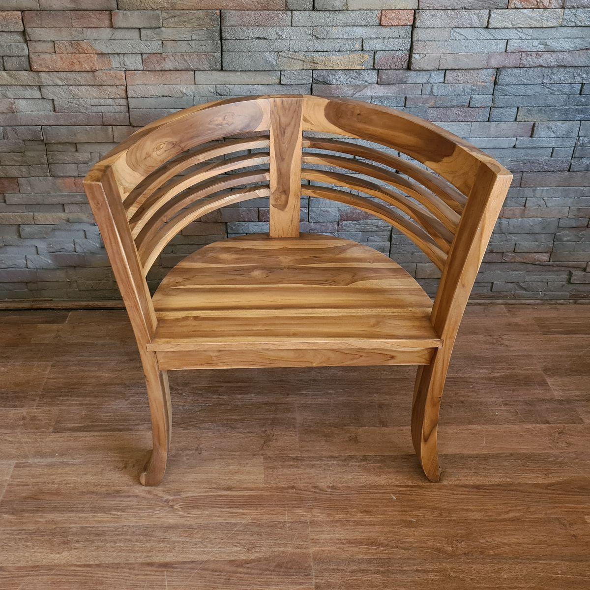 Sitial Cairo teca natural 77x51x76 altura-2