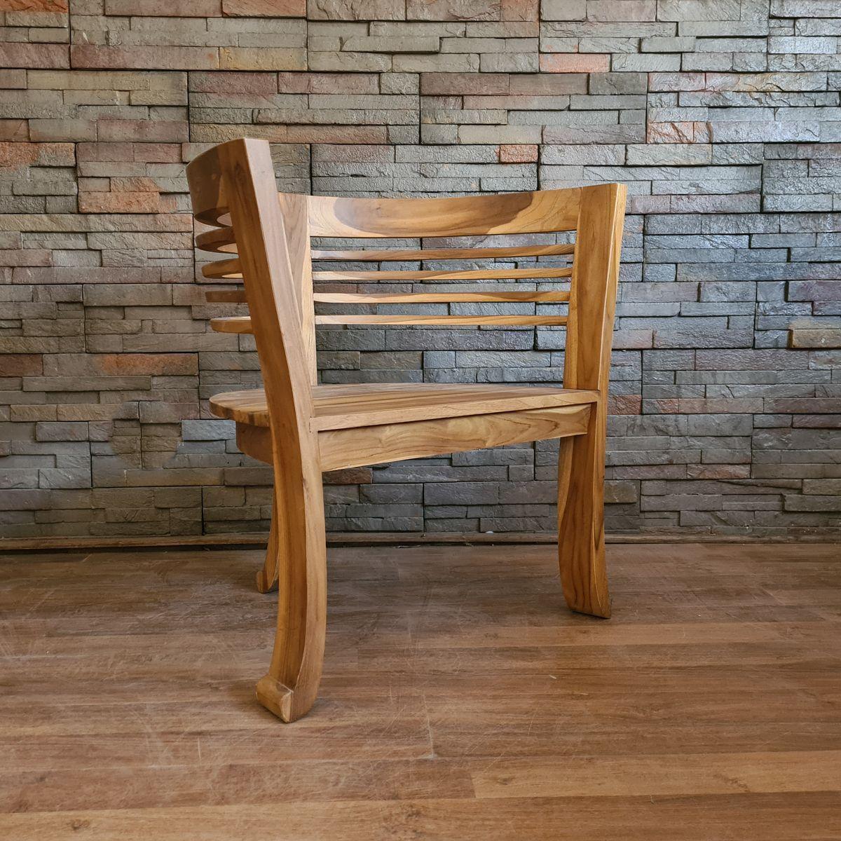 Sitial Cairo teca natural 77x51x76 altura-7