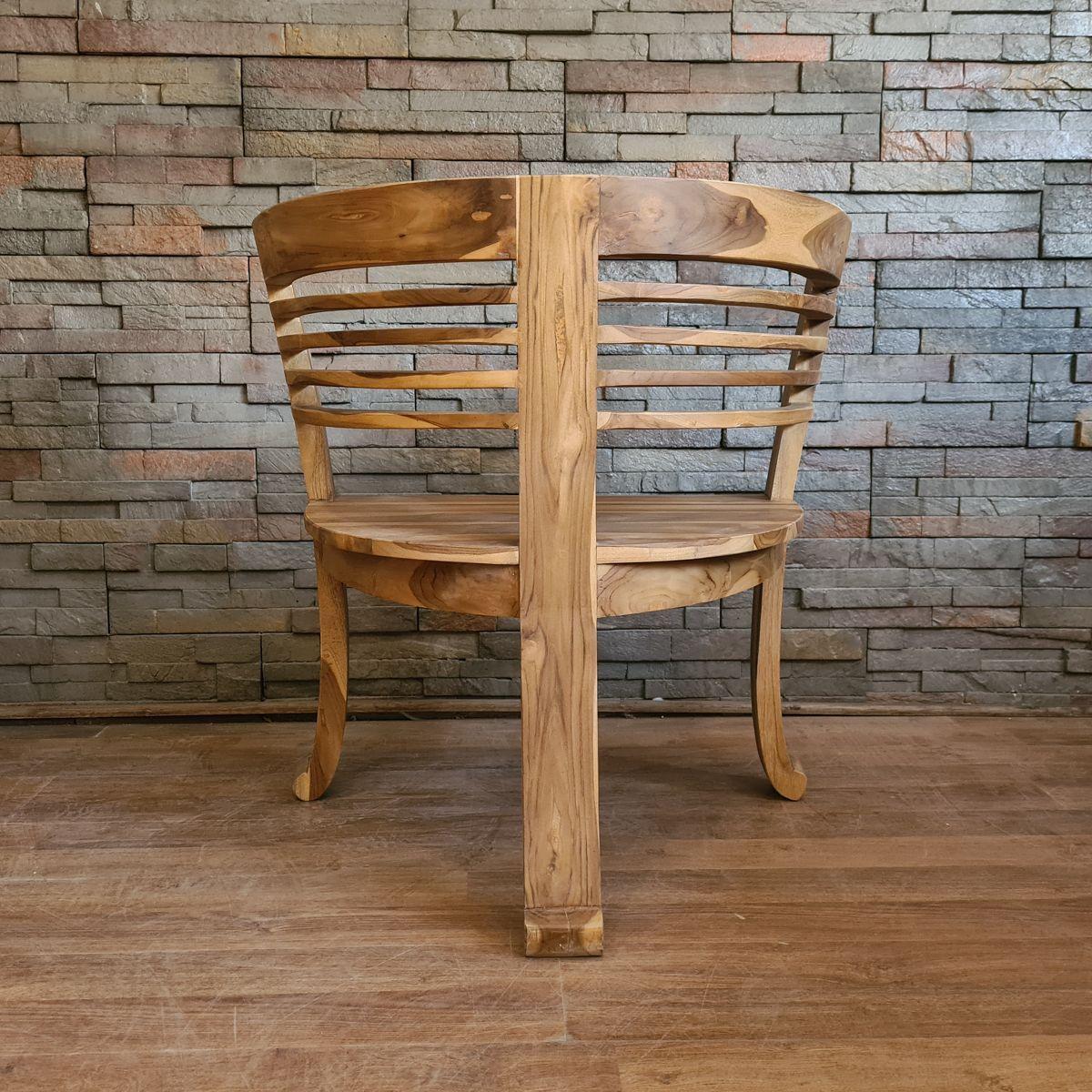 Sitial Cairo teca natural 77x51x76 altura-4