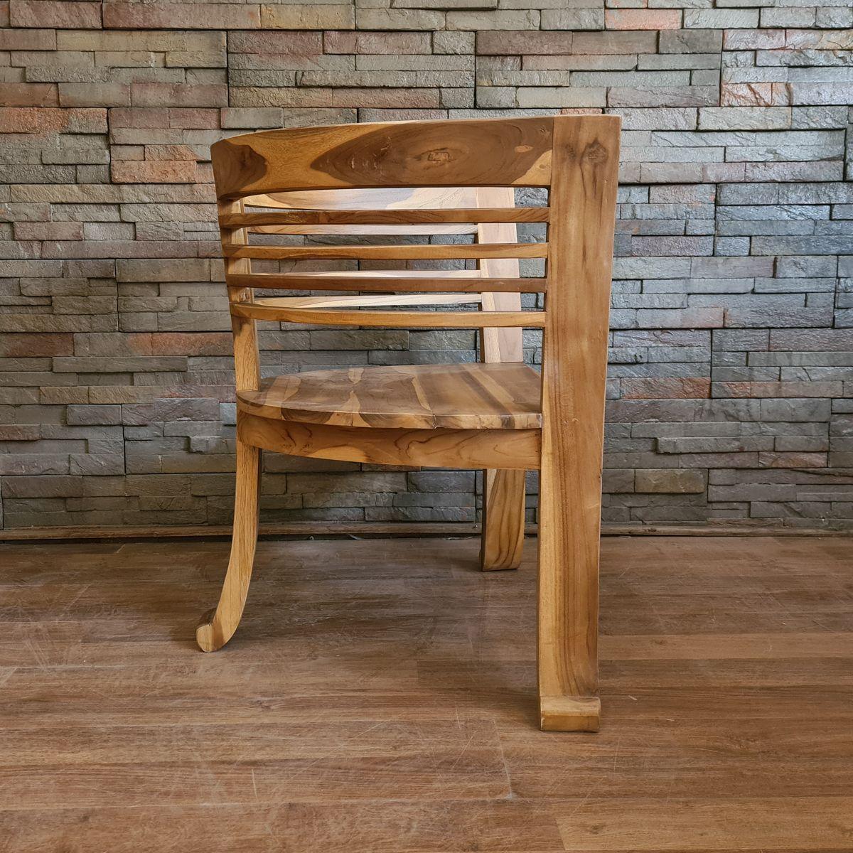 Sitial Cairo teca natural 77x51x76 altura-6