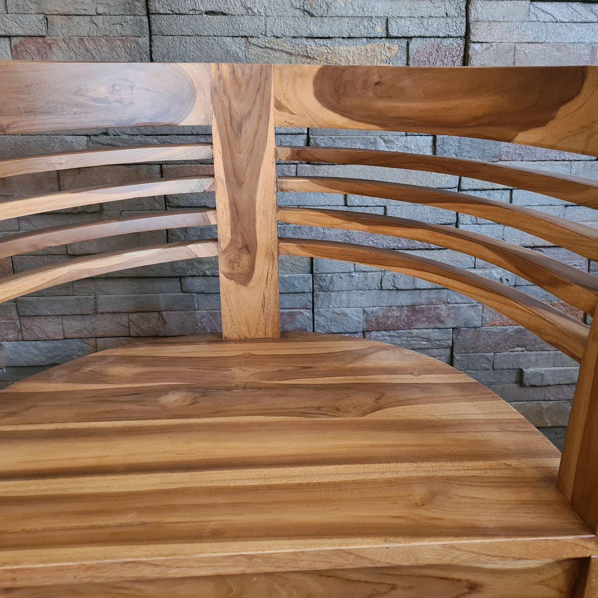 Sitial Cairo teca natural 77x51x76 altura-9
