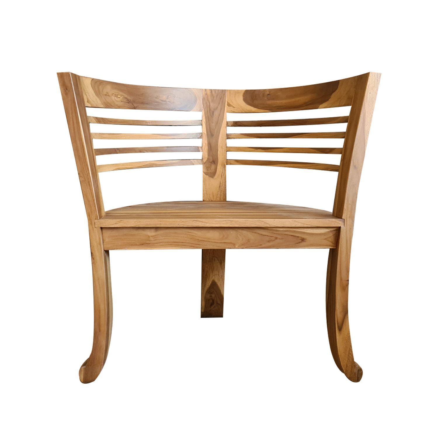 Sitial Cairo teca natural 77x51x76 altura-0