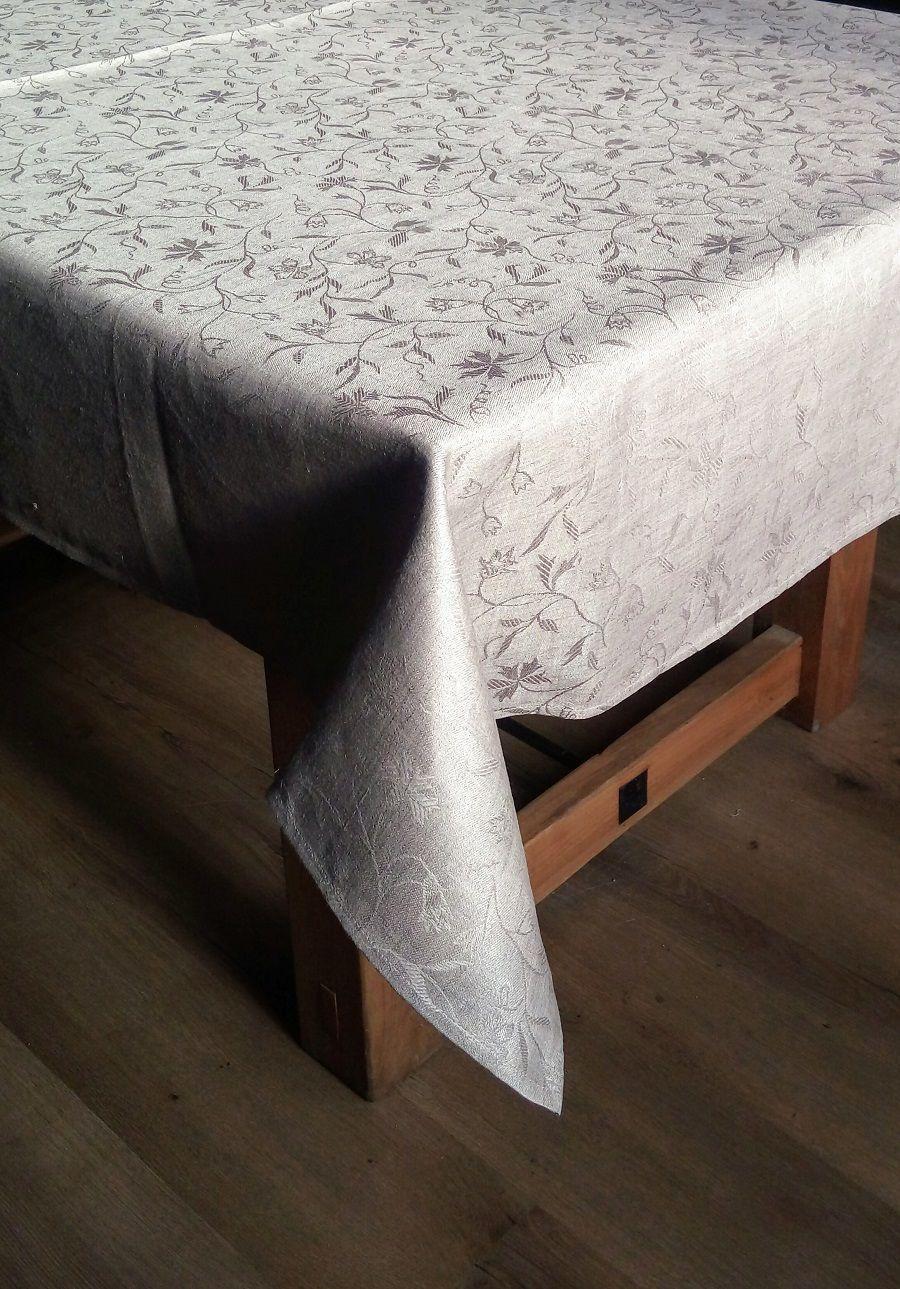 Mantel 143x250 cm de Lino Flores Doradas-1