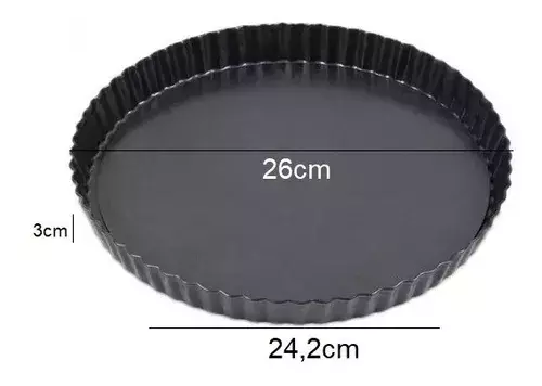 Pack X3 Molde Desmontable Moldes Desmontables Moldes 26cm -3