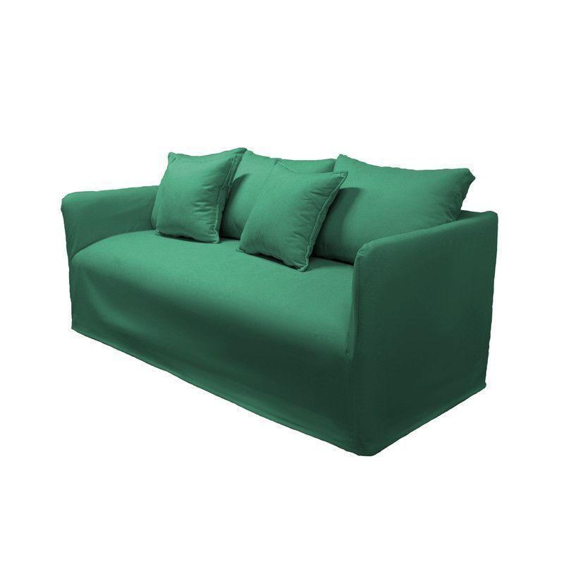 Sofá Dua 2 Fundas Intercambiable Turquesa Y Verde-4