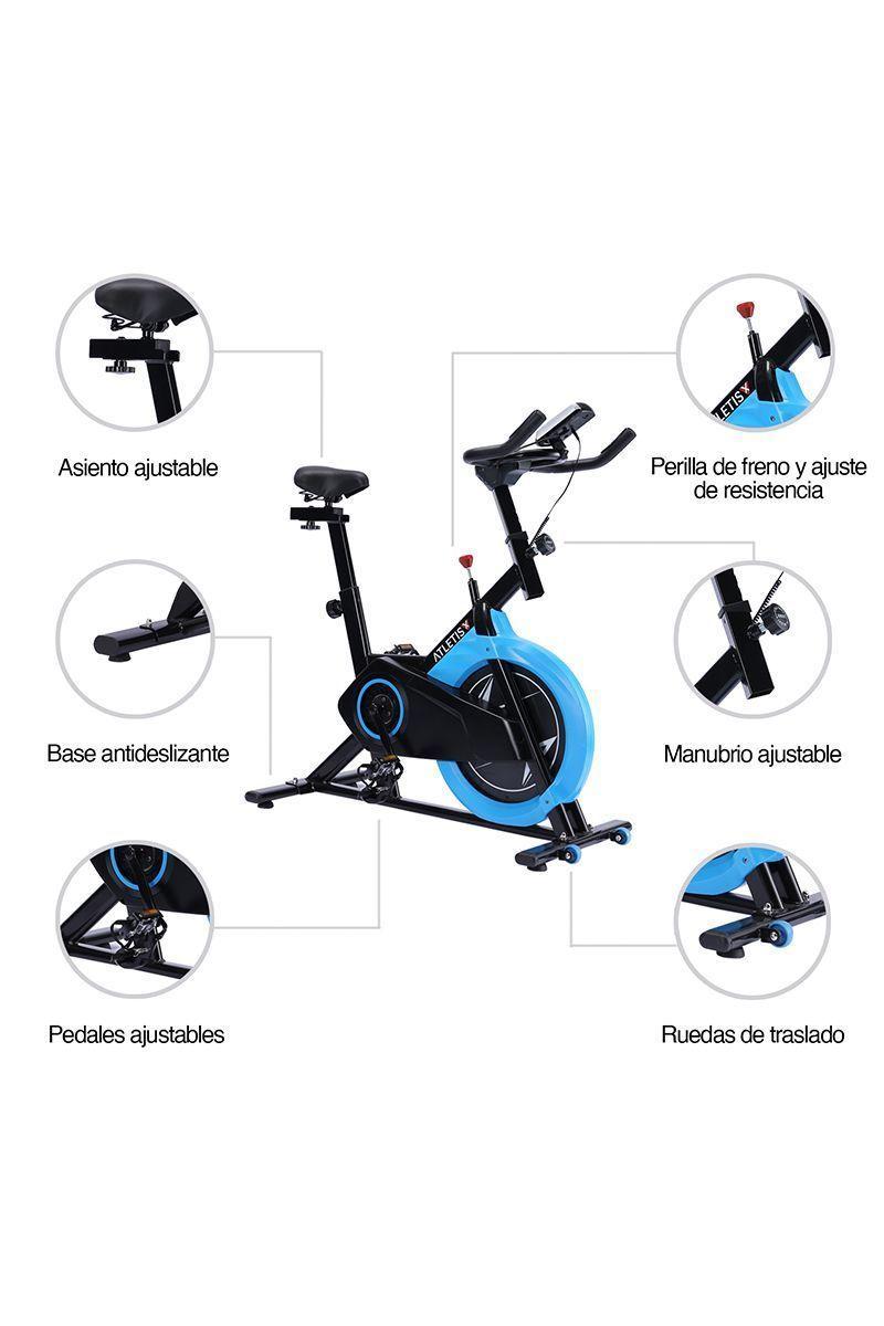 Pack Trotadora T800 + Spinning Fitness 10kg Negro-4