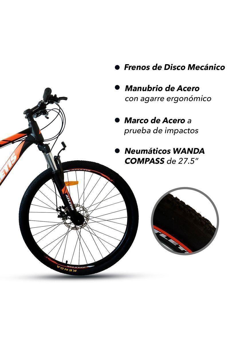 Bicicleta Mountain Bike Montagne 27.5" Naranjo-4
