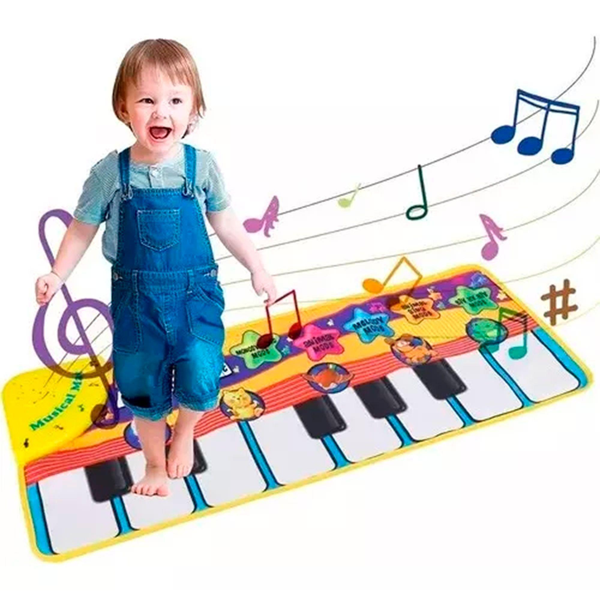 Alfombrilla Piano Musicales De 13 Teclas Para Niños De 72x28-1