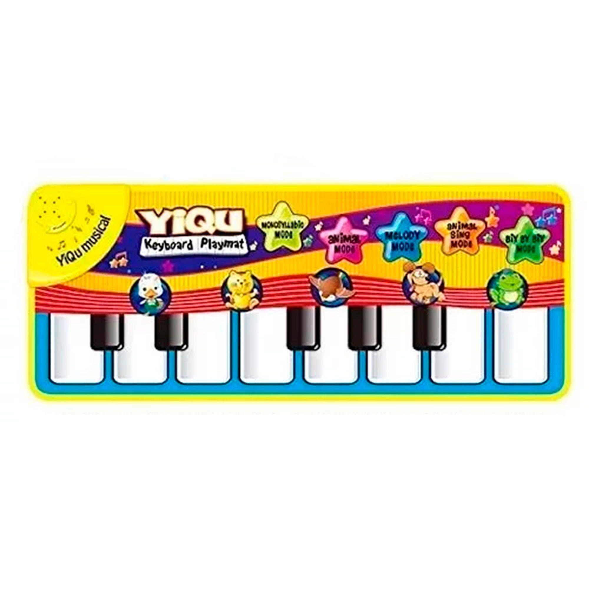 Alfombrilla Piano Musicales De 13 Teclas Para Niños De 72x28-0
